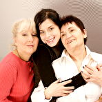 Pic of Three old and young lesbians make out