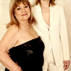 Pic of Two kinky mature sluts get a warm creampie