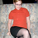 Pic of Pictures of a wild babe licking jizz off her turtle neck top