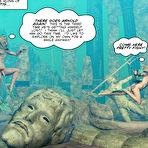Pic of Undersea jerking 3D gay cartoons: gay hentai anime comics and legs fetish fantasy about 18yo twink boys masturbation, foot fingers licking and crazy cumshot by 8-inch cock