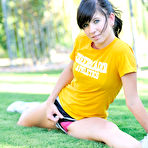 Pic of First Time Videos Girls |  Tasha | Flexible 18yo Cheerleader Stretching Nude Outdoors in Public