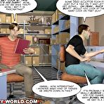 Pic of Magic cock 3D gay fantasy comics: hentai male cartoons & spy voyeur anime about young gay studs jerking masturbating 10 inch cock outdoors, ass fingering fisting and making gay handjob in park