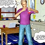 Pic of The Invisible cock sci-fi gay comics: 3D gay xxx anime story about gay voyeur passion of young horny scientist: fabulous gay cartoons fantasy