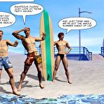 Pic of Innocent boy and gay perverts at carnival: 3D gay comics and cartoon porn story about the first time gay sex