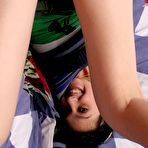 Pic of Abigail at AllTeenStars.com-Adorable Abigail taking off many layers of clothes