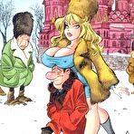 Pic of Adult comic caricatures at FreePornJokes.com