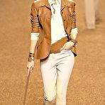 Pic of Alla Kostromicheva see through runway shots