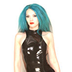Pic of Long legs Supermodel Aprella in Black Latex