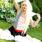 Pic of LollyHardcore.com - Anchors away boys as Lolly rubs her fingers over her pussy