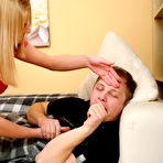 Pic of I Fucked Her Finally - Blonde Teen Riding A Cock