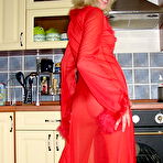 Pic of Nada N  wears fucking hot hose and strips to be naked