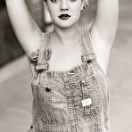 Pic of Drew Barrymore black-and-white sexy scans from magazines