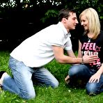 Pic of I Fucked Her Finally - Blonde Teen Fucking Outdoors