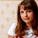 Pic of Fat cock slips into tight teen pussy