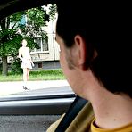 Pic of Horny chick gives head and fucks in the car - PickupFuck.com 
