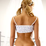 Pic of Hot Young Barely Legal Virgin Teeny Removes Her Panties Showing Her Tight Virgin Pussy