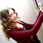 Pic of Kinky teen Alison Faye's first interracial gloryhole fuck