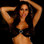 Pic of Alluring Vixen Leila shows off her perfect bubble butt in tight black and white shorts