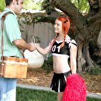 Pic of Cheerleader Auditions - Redheaded Teen Dani Jensen Fucking Outdoors