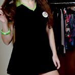 Pic of Hot brunette welcomes his dick to her tight teen ass