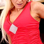 Pic of Blonde MILF Melissa D. Caress Her Pink Miffy / MILF Fox