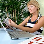 Pic of FuckStudies.com - This beautiful cutie gets her pussy fucked hard