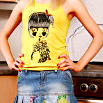 Pic of Nubile Girls HD - Somethings hot in the kitchen and its this sweet naked teen