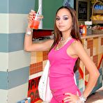 Pic of 8th Street Latinas Awesome sexy latina girl delivers her round juicy breasts