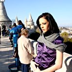 Pic of Public fucking with horny brunette - publicsexadventures.com