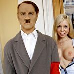 Pic of Blonde in stockings has out door sex - publicsexadventures.com