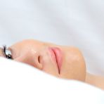 Pic of Lusty brunette lady Bogdana B takes off her panties and shows off her wet juicy pink hole. - TheMetArt.com