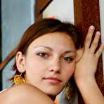 Pic of Cute and seductive teen gal Bella B takes her blue jeans off and shows her juicy wet pussy. - TheMetArt.com