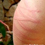 Pic of Real hot ass caning in bondage