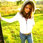 Pic of Annabelle Angel - Annabelle Angel takes her slutty blue jeans off and shows us her amazing tight ass