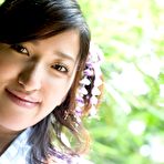 Pic of Ruru Asian teen model in kimono poses for pictures