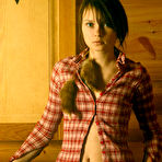 Pic of Delicious teen gal with small boobs takes off her tight shirt and shows her nice boobies. - TheMetArt.com