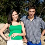 Pic of I am Eighteen - Brunette Summer Bailey Fucking On Red Couch