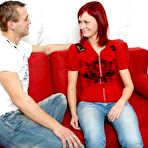 Pic of I Fucked Her Finally - Redheaded Teen Riding A Cock