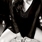 Pic of Black and White photo gallery of glamour model Aimee Sweet