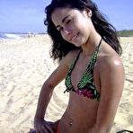 Pic of Sex girlfriend pics :: Beautiful Latin babe takes a massive one in her face.. 