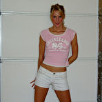 Pic of SeannaTeen - Up against the garage door