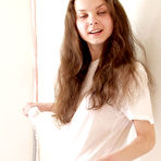 Pic of Hairy Wet Teen Pussy On This Wet T-shirt Petite