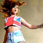Pic of Rihanna sexy performs at V Festival stage in Weston Park