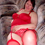 Pic of Chubby amateur bondage lover at play