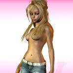 Pic of 3D rendedered hot sexy virtual girls