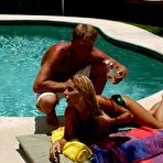 Pic of Starved Milf Sucking Cock By the Pool