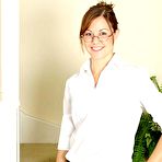 Pic of Sexy Secretary Stripping off Mini-skirt