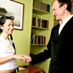 Pic of Tricky Old Teacher - Dirty Professor Fucking Slim Teen In Pigtails