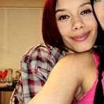 Pic of college girls from dorm room have threesome sex with friend