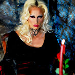 Pic of Hungry Vampire Alira Astro Teasing with her tattoo evil pussy